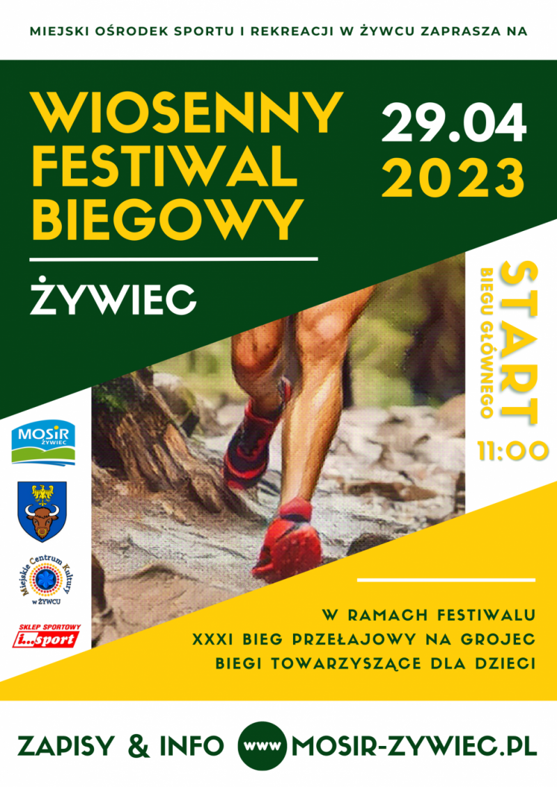Wiosenny Festiwal Biegowy 2023 - zapraszamy do zapisów