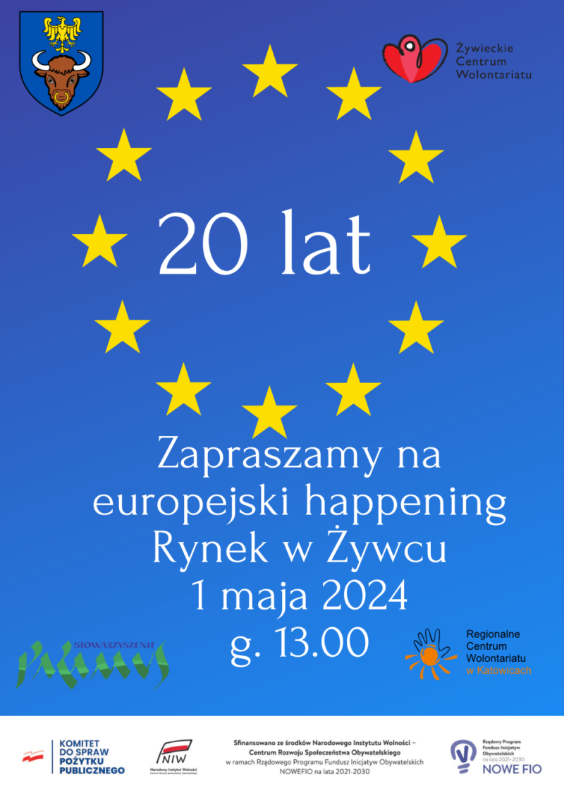 Happening z okazji 20 rocznicy wejścia Polski do Unii Europejskiej