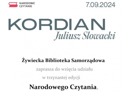 Narodowe Czytanie 2024 - zdjęcie1