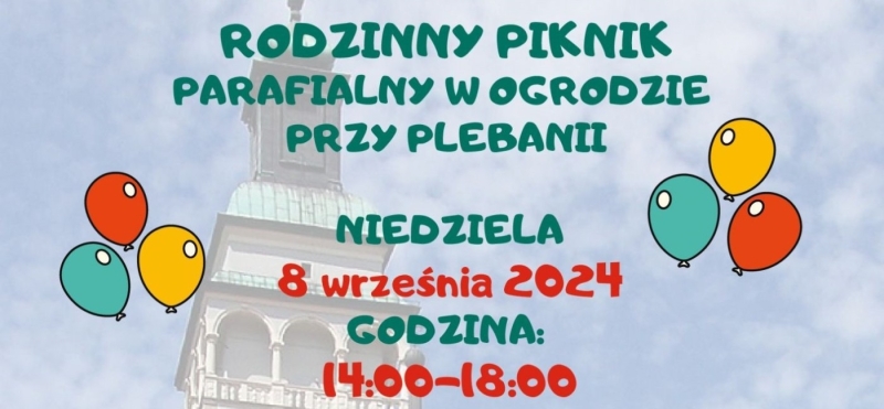 Zapraszamy na piknik w ogrodzie